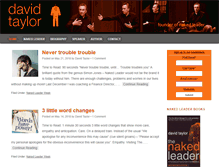 Tablet Screenshot of davidtaylorsblog.com